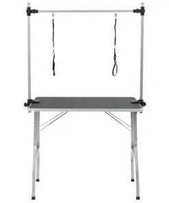 vidaXL Bath Grooming Table for Dogs 2 Loops