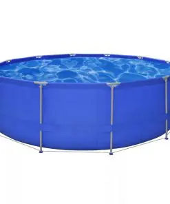 Above Ground Swimming Pool Steel Frame Round 457 x 122 cm