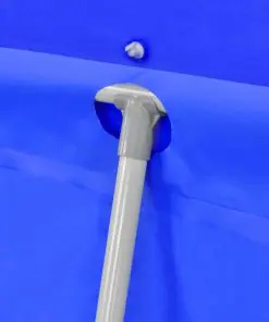 Above Ground Swimming Pool Steel Rectangular 400 x 207 x 122 cm