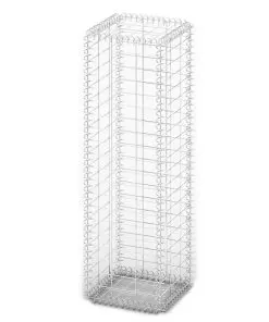 vidaXL Gabion Basket with Lids Galvanised Wire 100x30x30 cm