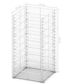 vidaXL Gabion Set 3 pcs Galvanised Wire 25x25x50 cm