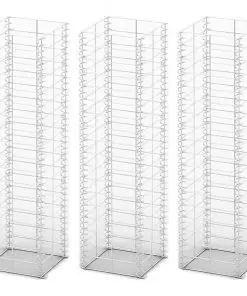 vidaXL Gabion Set 3 pcs Galvanised Wire 25x25x100 cm