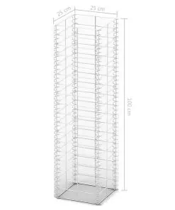 vidaXL Gabion Set 3 pcs Galvanised Wire 25x25x100 cm