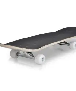 vidaXL Oval Shape Skateboard 9 Ply Maple Dragon Design 8″