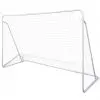 vidaXL Soccer Goal Post Net Set Steel 240 x 90 x 150 cm High-quality