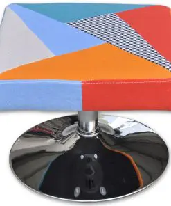 vidaXL TV Armchair with Patchwork Design Fabric