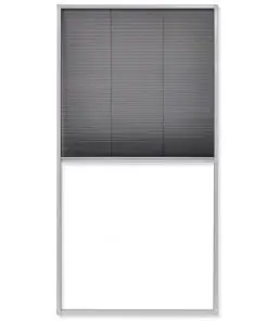 vidaXL Plisse Insect Screen Window 160 x 80 cm