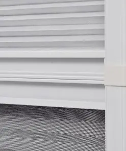 vidaXL Insect Plisse Screen Window Aluminium 160 x 110 cm with Shade