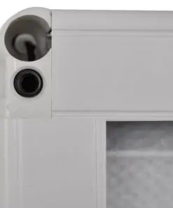 vidaXL Insect Plisse Screen Window Aluminium 160 x 110 cm with Shade