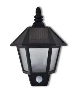 vidaXL Solar Wall Lamp with Motion Sensor