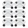 vidaXL Plant Dolly 6 pcs Metal