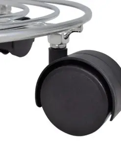 vidaXL Plant Dolly 6 pcs Metal