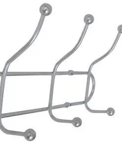 vidaXL Steel Wall Peg Board with 12 Hooks 2 pcs