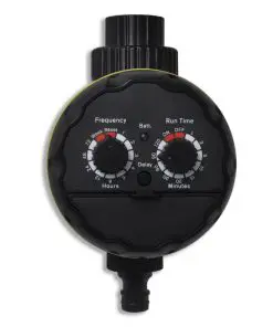 vidaXL Garden Electronic Automatic Water Timer Irrigation Timer Single Outlet