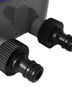 vidaXL Garden Electronic Automatic Water Timer Irrigation Timer Double Outlet