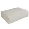 Upholstered Back Cushion 60 x 40 x 20 cm Sand White