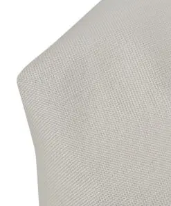 Upholstered Back Cushion 60 x 40 x 20 cm Sand White