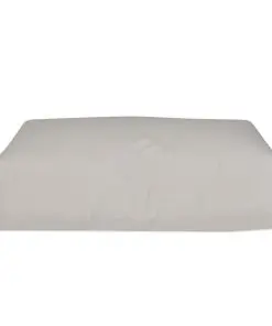 Upholstered Back Cushion 80 x 40 x 20 cm Sand White