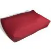 Upholstered Back Cushion 60 x 40 x 20 cm Wine Red