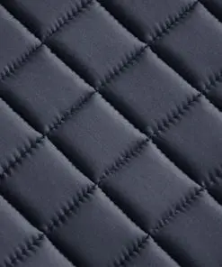 vidaXL Horse Riding Saddle Set 17.5″ Real leather Black 12 cm 5-in-1