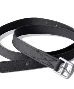 vidaXL Horse Riding Saddle Set 17.5″ Real leather Black 12 cm 5-in-1