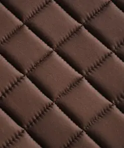 vidaXL Horse Riding Saddle Set 16″ Real Leather Brown 14 cm 5-in-1