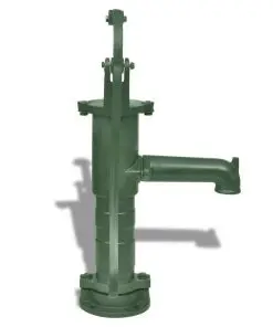vidaXL Garden Water Pump with Stand Cast Iron