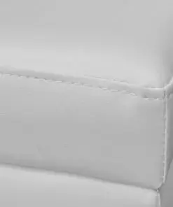 Long Storage Bench Wood White