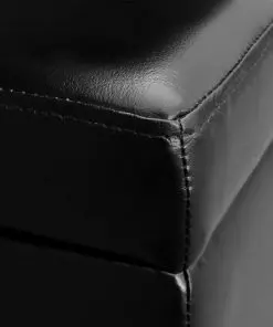 vidaXL Long Storage Bench Wood Black