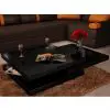 vidaXL Coffee Table 3 Tiers High Gloss Black