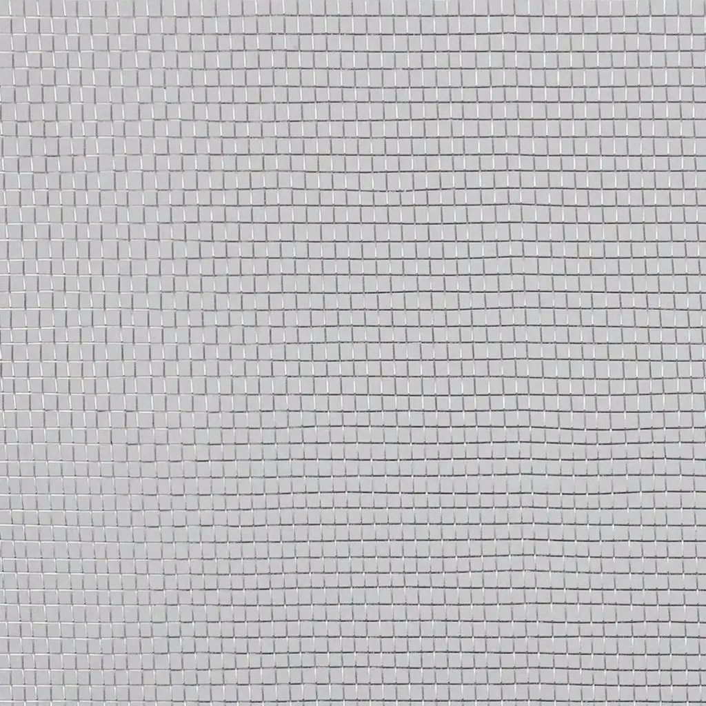 vidaXL Mesh Screen Aluminium 100×500 cm Silver