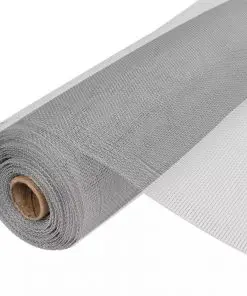 vidaXL Mesh Screen Aluminium 100×1000 cm Silver