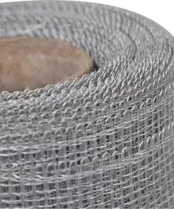 vidaXL Mesh Screen Aluminium 150×500 cm Silver