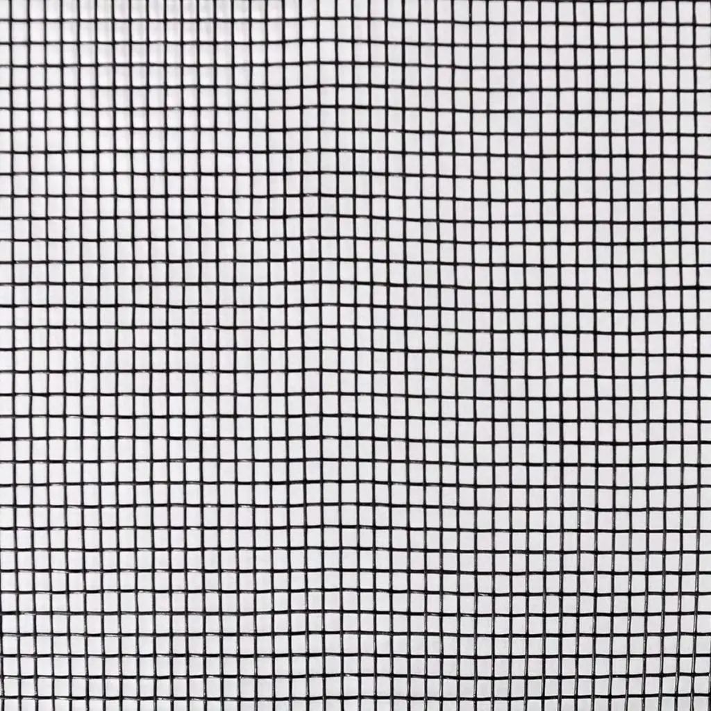 vidaXL Mesh Screen Fiberglass 100×500 cm Black