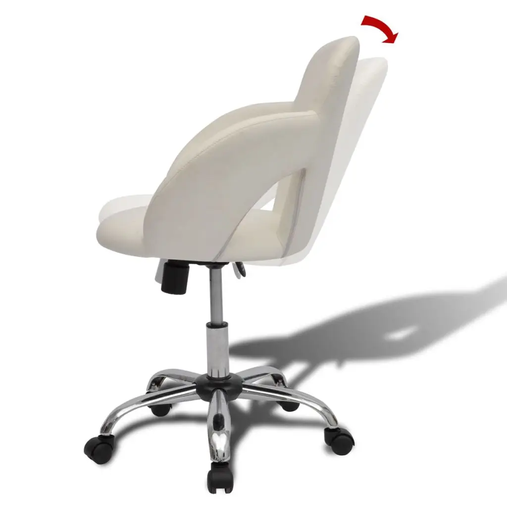 Professional Salon Spa Stool Swivel Stool White with Armrest