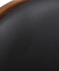 vidaXL Bar Stool Bent Wood and Faux Leather
