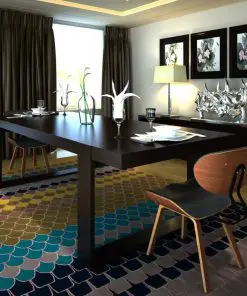 vidaXL Dining Chairs 2 pcs Bent Wood and Faux Leather