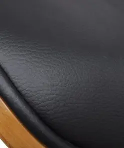 vidaXL Dining Chairs 2 pcs Bent Wood and Faux Leather