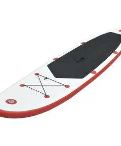 Stand Up Paddle Board Set SUP Surfboard Inflatable Red and White