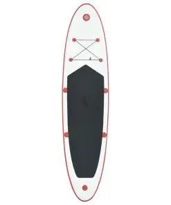Stand Up Paddle Board Set SUP Surfboard Inflatable Red and White