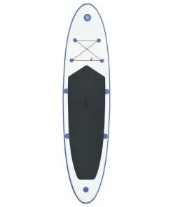 Stand Up Paddle Board Set SUP Surfboard Inflatable Blue and White