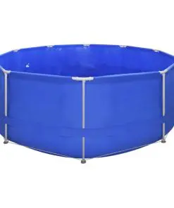 vidaXL Swimming Pool Round 367 cm with Filter Pump 530 gal / h