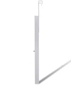 Wood Jewellery Wall Cabinet with Mirror and 2 Door Hangers