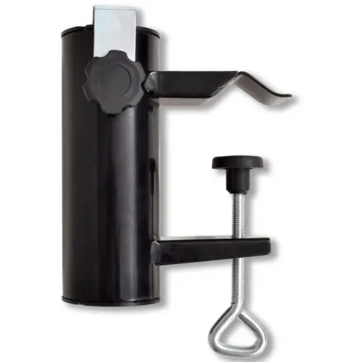 vidaXL Outdoor Umbrella Holder Steel Black