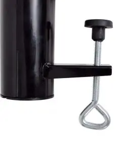vidaXL Outdoor Umbrella Holder Steel Black