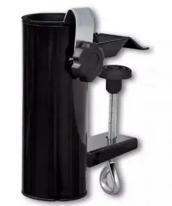 vidaXL Outdoor Umbrella Holder Steel Black