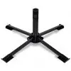 vidaXL Foldable Umbrella Base Steel Black