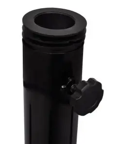 vidaXL Foldable Umbrella Base Steel Black