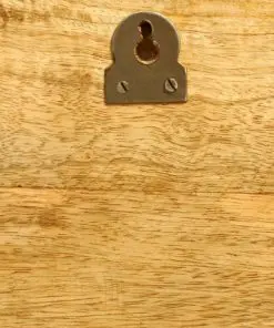 Solid Wood Wall Mounted Display Shelf 2 pcs