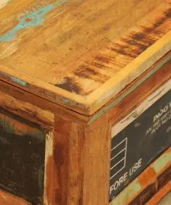 vidaXL Coffee Table with Storage Vintage Reclaimed Wood